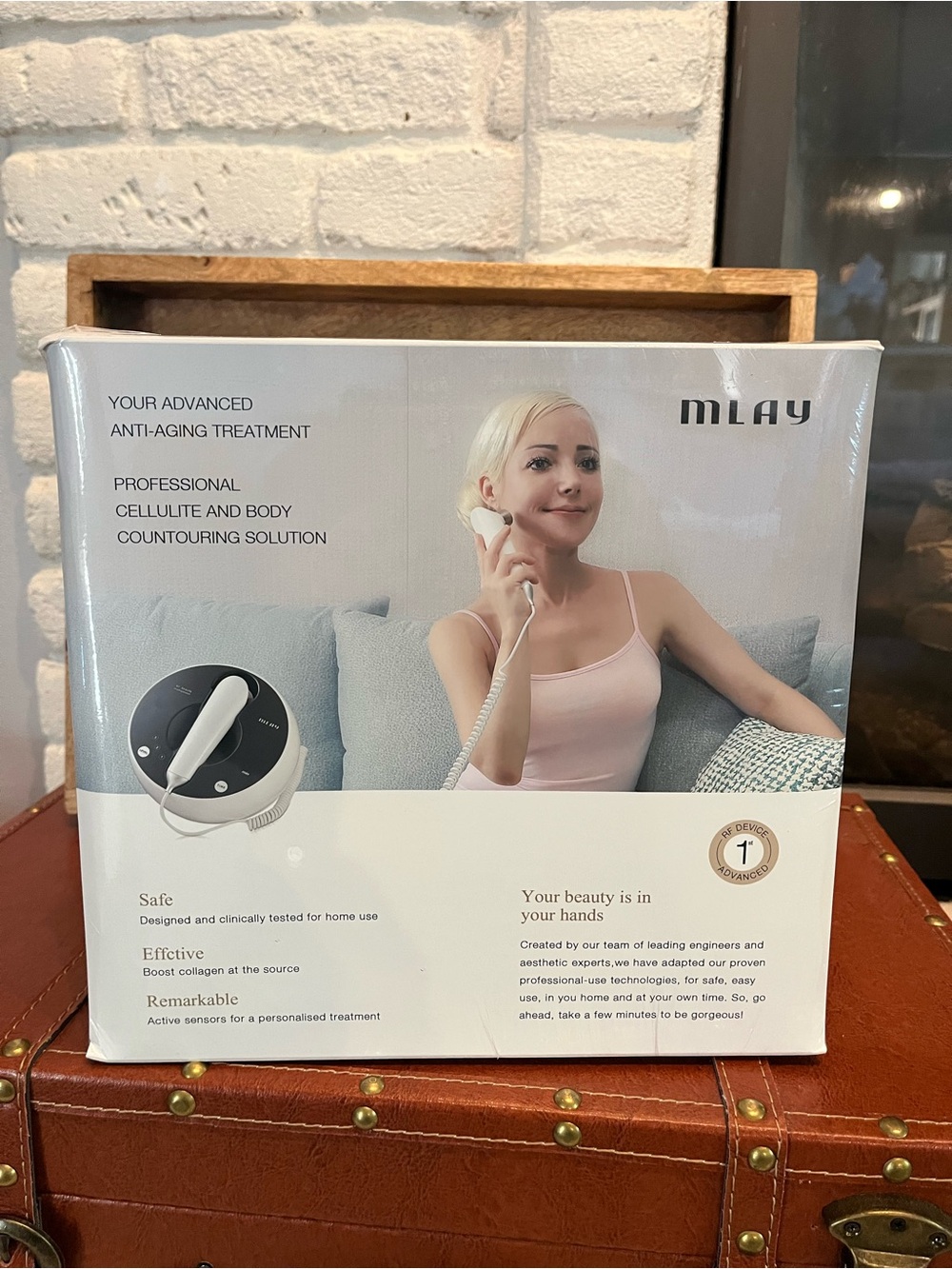 MLAY RF01 Radio Frequency Device for Body & Skin Firmness, Wrinkles, Anti-Aging